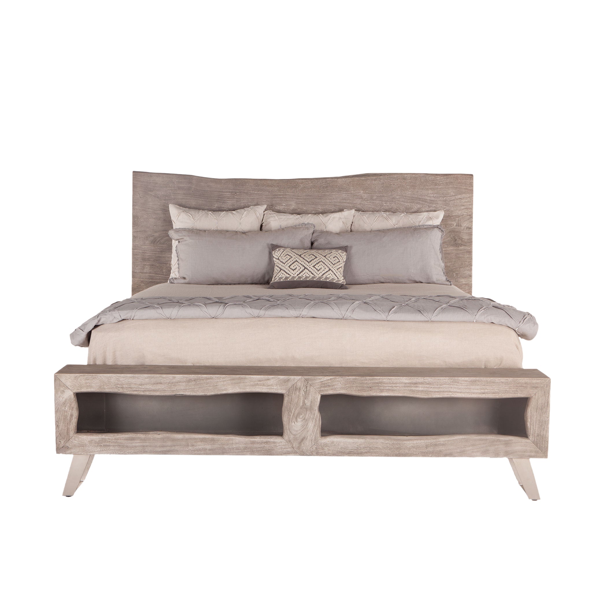 Nottingham Bed, Weathered Gray