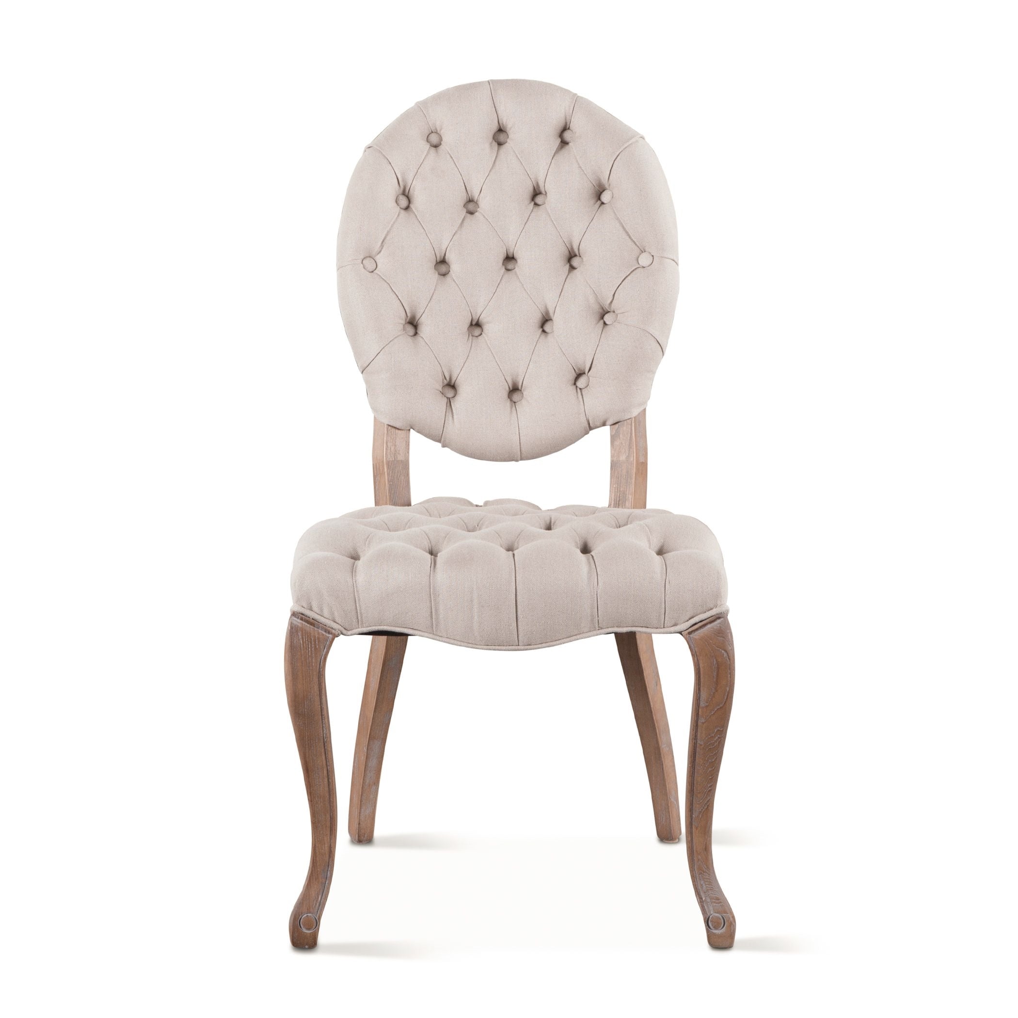 Portia Tufted Chairs, Pair