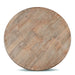 Pengrove Mango Wood Round Dining Table - Top View