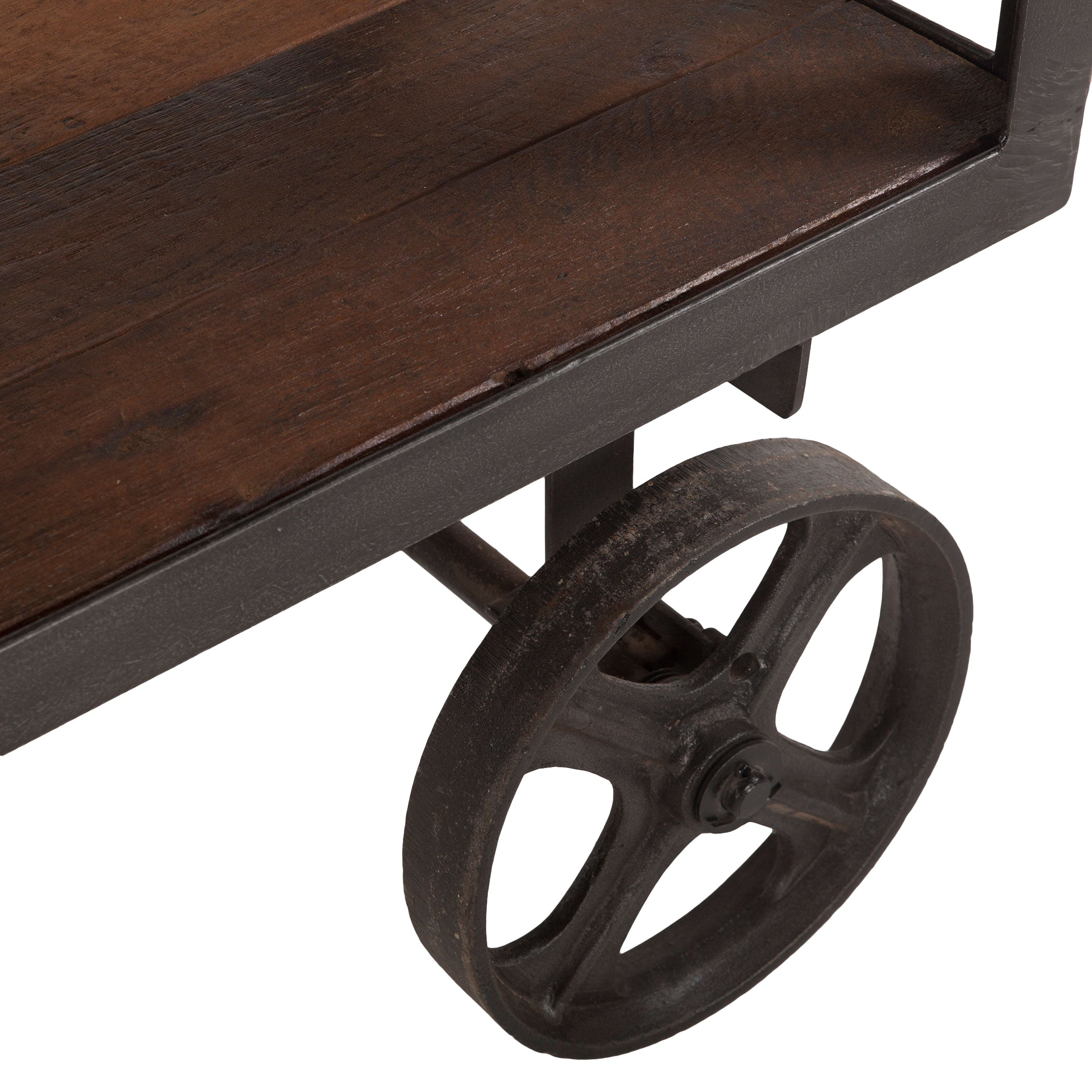 Paxton Reclaimed Teak Utility Cart