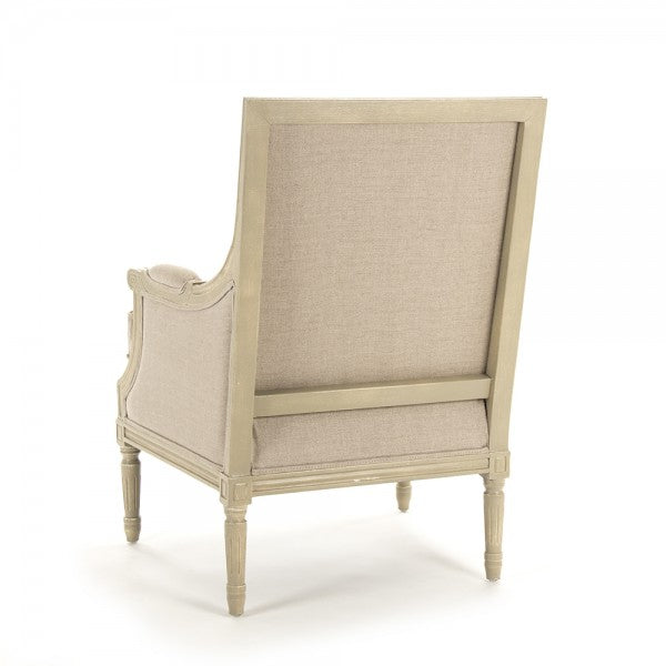 Louis Club Chair, Grey Oak