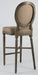 Bar Stool - Medallion Bar Stool, Limed Charcoal Oak