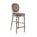 Bar Stool - Medallion Bar Stool, Limed Grey Oak