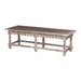 Bench - Coffee Table/Bench With Ornamental Apron