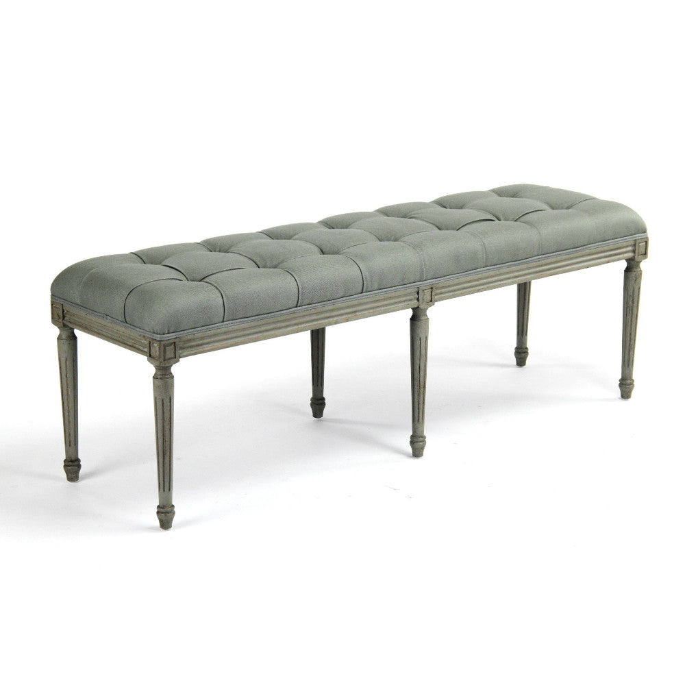 Bench - Louis Tufted Bench, Birch & Sage