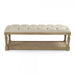 Zentique Patrice Tufted Bench | Limed Oak | CFH136 E272 A015-A BENCH ...