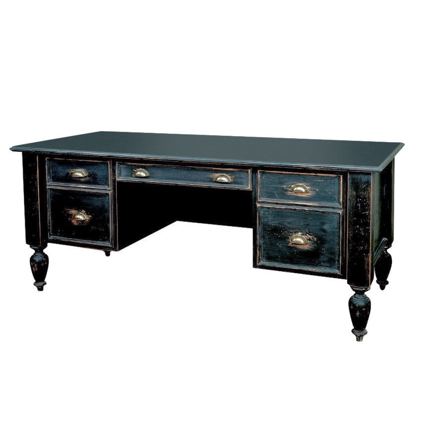 Black hotsell distressed desk