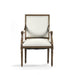Dining Chair - Louis Arm Chair, Traditional Oak