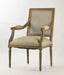 Dining Chair - Louis Arm Chair With Caned Back