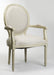 Dining Chair - Medallion Arm Chair, Grey Oak