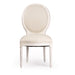 Dining Chair - Medallion Side Chair, Antique White