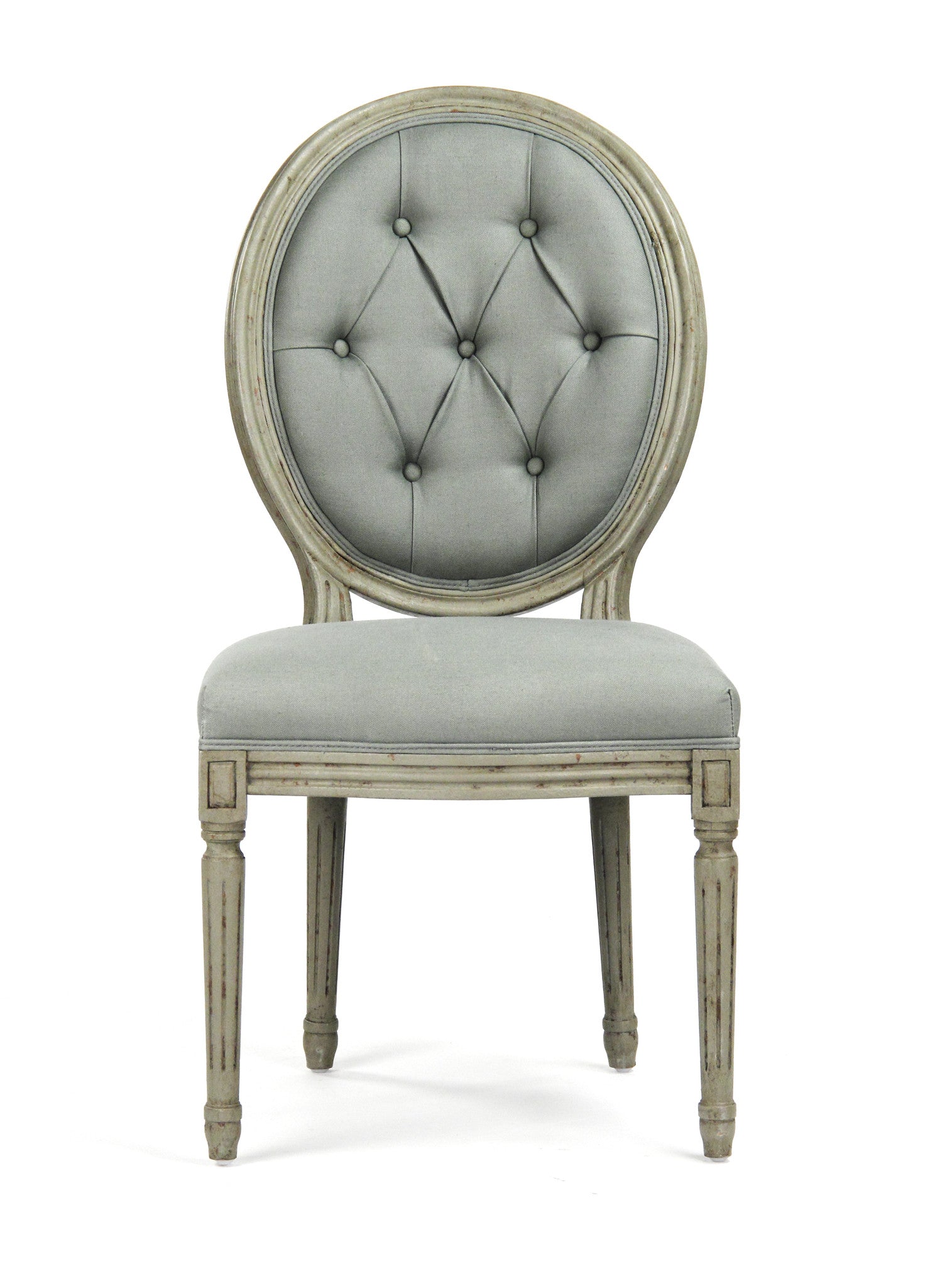 Dining Chair - Tufted Medallion Side Chair