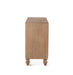 Solid wood dresser with hand-turned legs