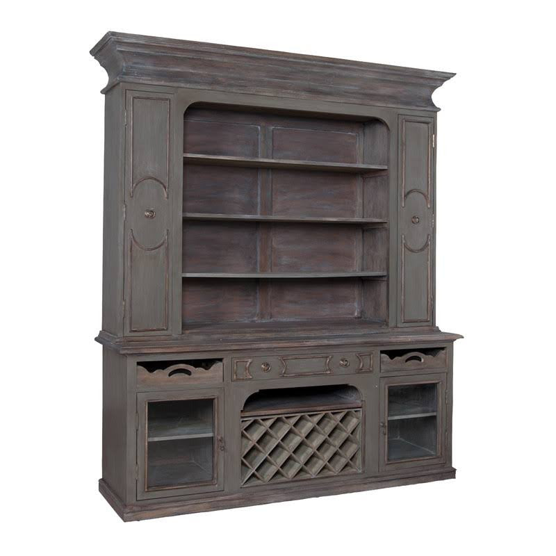 Hutch - Berkshire Cabinet With Wine Rack