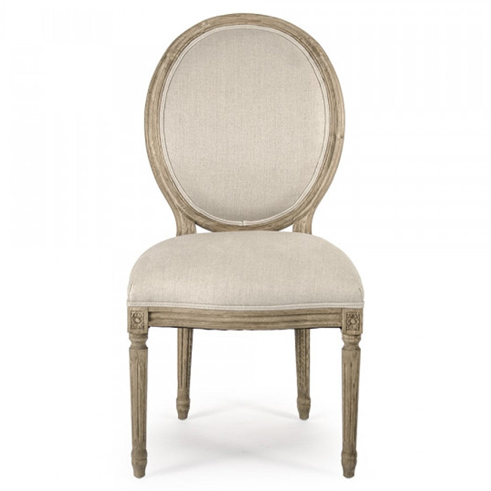 Medallion Side Chair, Natural Oak