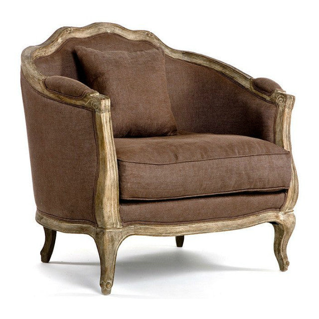 Occasional Chair - Maison Love Chair, Limed Grey Oak