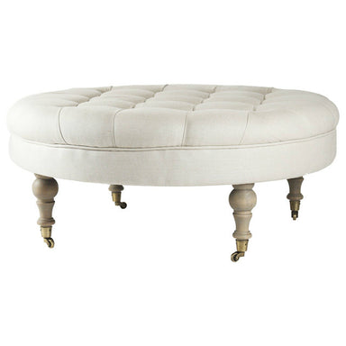 Ottoman - Maison Tufted Round Ottoman