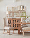 Modern coastal Pengrove Sideboard made from sustainable mango wood with decorative details
