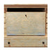 Pastel finish with Robins Egg Blue undertones on the secretary desk
