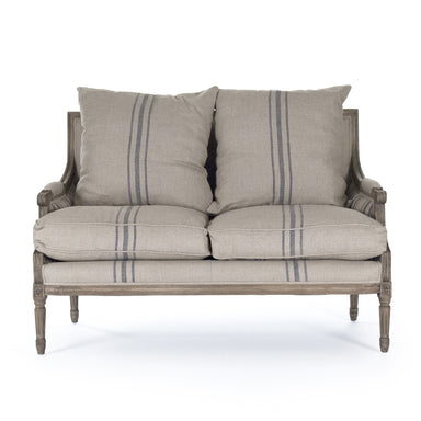 Sofa - Louis Settee, English Linen