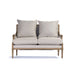 Sofa - Louis Settee, Natural Linen